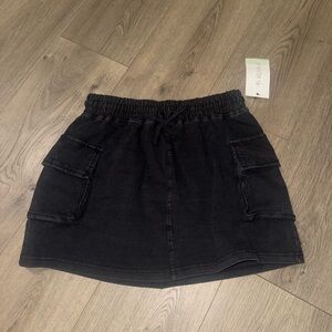 Altar'd State Black Skater Mini Skirt